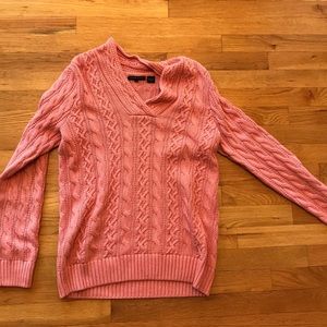 Sweater to wear over a collared shirt